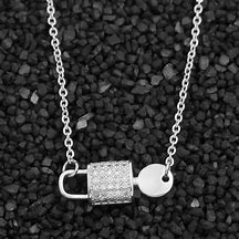 Image result for Lock Key Pendant Necklace