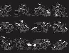 Image result for Barrel Racing Stencils