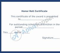 Image result for Honor Roll Seal