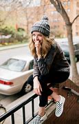 Image result for Cute Outfits with Black Slip-On Vans