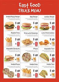 Image result for Food Menu and Prices