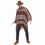 Image result for Cowboy Wearing Poncho