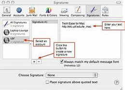 Image result for Add Signature On Mac Mail