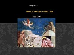 Image result for Middle English Literature