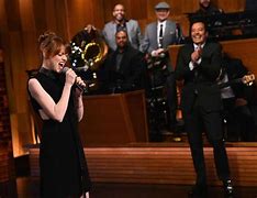 Image result for Emma Stone Jimmy Fallon