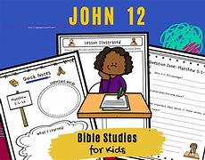 Image result for John 12 Bible Study Outline