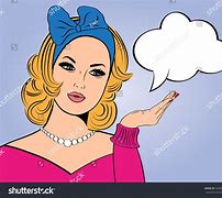 Image result for Pop Art Thought Bubble Girl