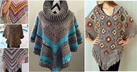 Image result for Crochet Poncho