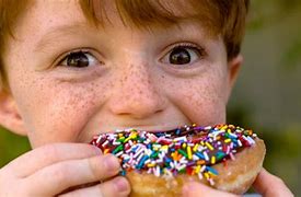 Image result for Kids Eating Donuts