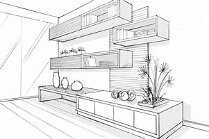 Image result for Interior Set Design Drawing