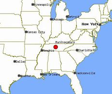 Image result for Printable Map of Murfreesboro TN