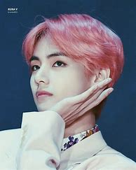 Image result for Tae Hyung Pink Hair