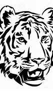 Image result for Tiger Head Line Drawing