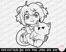 Image result for Anime Cat SVG