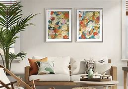 Image result for Drawn Wall Art On Living Room