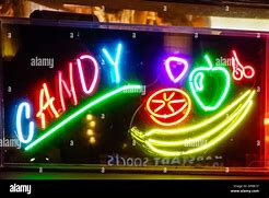 Image result for Candy Neon Sign