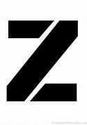 Image result for Letter Z Stencil