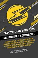 Image result for Electrician Flyer