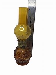 Image result for Amber Glass Oil Lamp