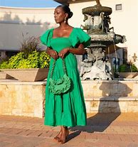 Image result for Green Dress Style