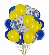 Image result for Blue and Yellow Balloons