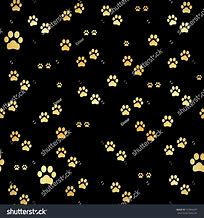 Image result for Gold Paw Print Free