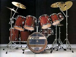 Image result for Seventy's Dummer's with Sonor Drum Set