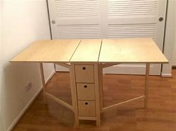 Image result for Solid Wood Table Foldable