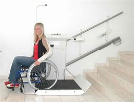 Image result for Wheelchair Lift for Stairs