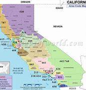 Image result for CA Area Code Map