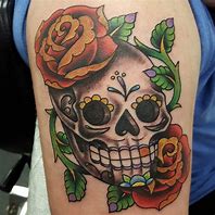 Image result for Sugar Skull Lovers Tattoos