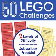 Image result for Free Printable LEGO Challenge Cards