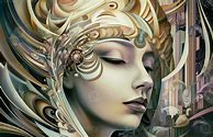 Image result for Art Deco Woman Ai Generated