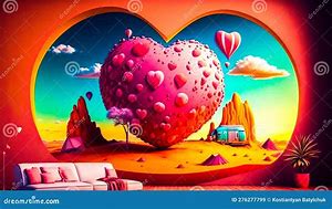 Image result for Living Room Wall Heart Art