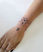 Image result for Name Bracelet Tattoos On Wrist