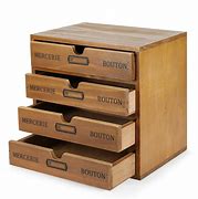 Image result for Wooden Storage Cabinet with Drawers