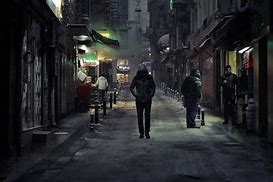 Image result for Man Walking Alone at Night