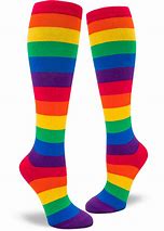 Image result for Rainbow Striped Socks