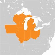 Image result for Map of Northern Us