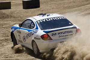 Image result for Hyundai Tiburon Rally Car