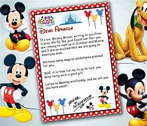 Image result for Mickey Mouse Letter Template