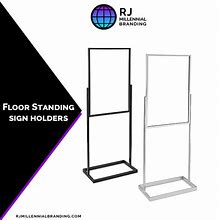 Image result for Floor Stand Sign Holder