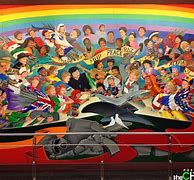 Image result for Denver Airport Weird Murals