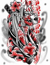 Image result for oni mask tattoo