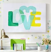 Image result for Love Canvas Wall Art