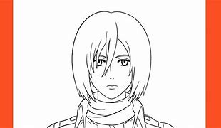 Image result for Mikasa Drawing