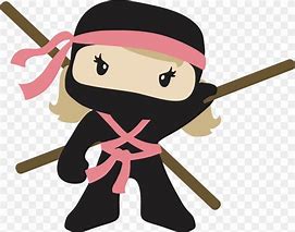 Image result for Female Ninja Clip Art