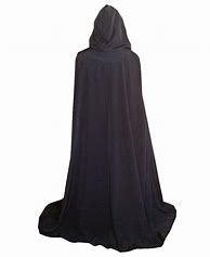 Image result for Black Leather Cloak