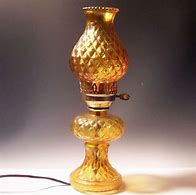 Image result for Amber Glass Hurricane Lamp