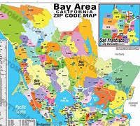 Image result for Bay Area Zip Code Map